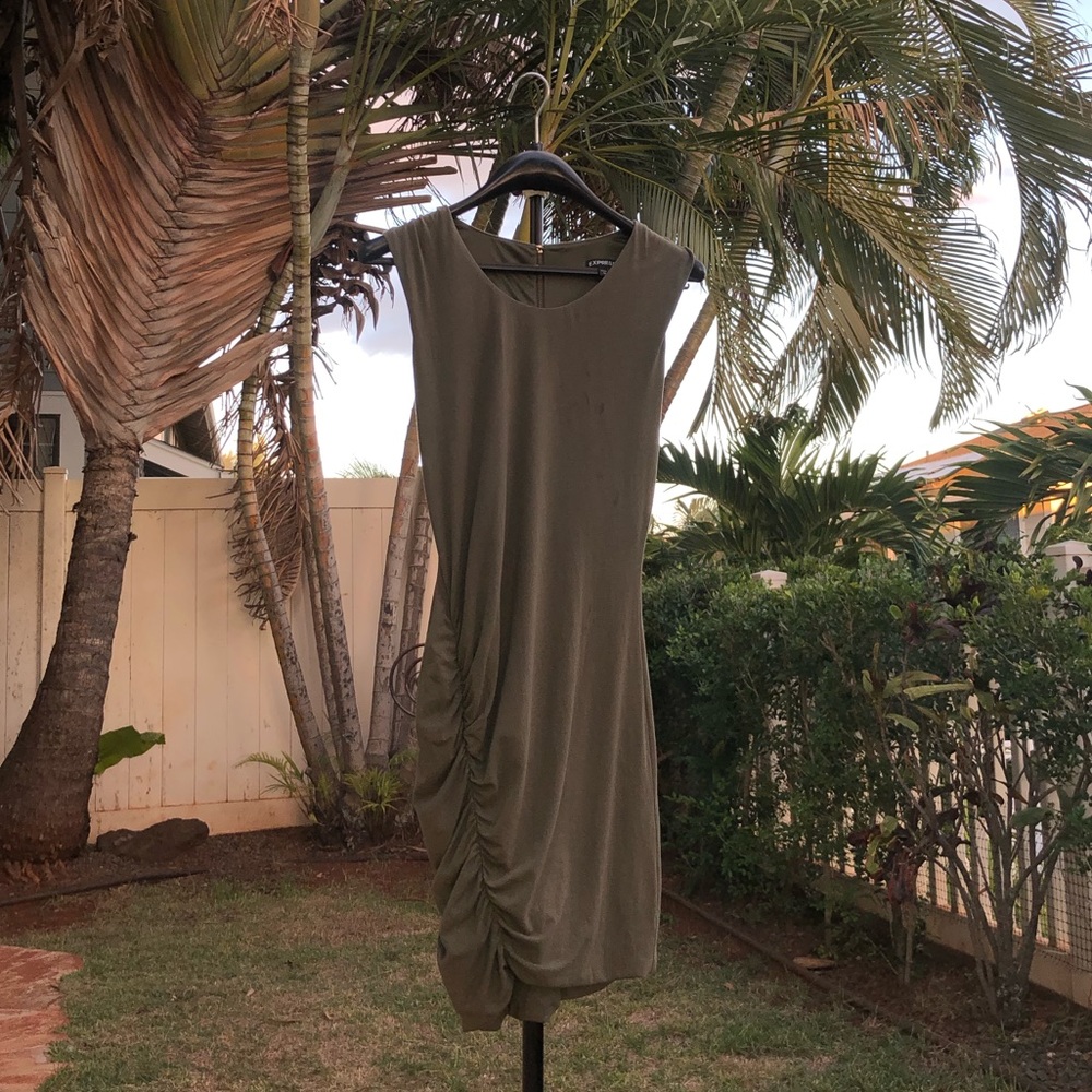 Express Olive Dress